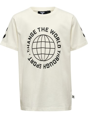 Hummel Shirt "Hmlglobal T-Shirt S/S" in Beige