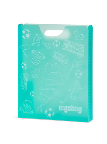 Ergobag Heftebox 24 cm in fußball