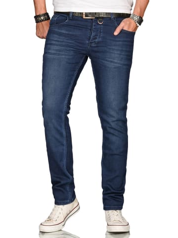 Alessandro Salvarini Jeans Salvarini-Basic-Multi5 in Dunkelblau washed