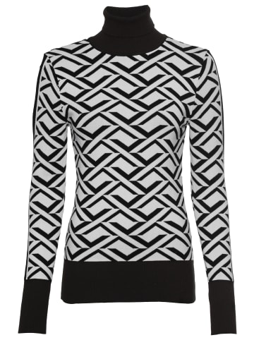 Melrose Rollkragenpullover in schwarz-weiß