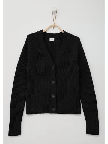s.Oliver Strickjacke langarm in Schwarz