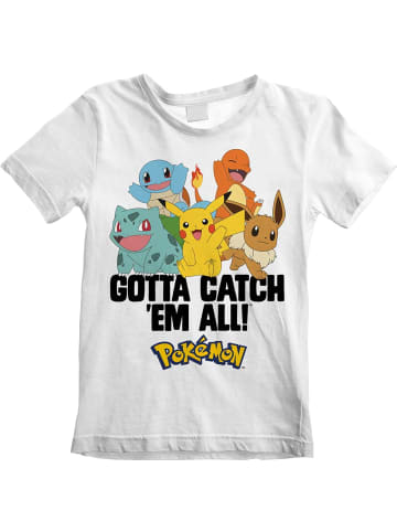 Pokémon Shirt "Gotta Catch Em All Kids T-Shirt" in Weiß