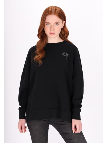 DreiMaster Damen Sweatshirt in Schwarz
