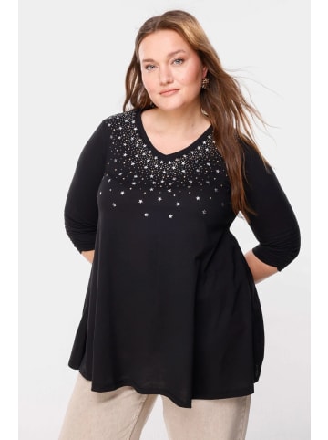 Shape Of You Blouse in Schwarz