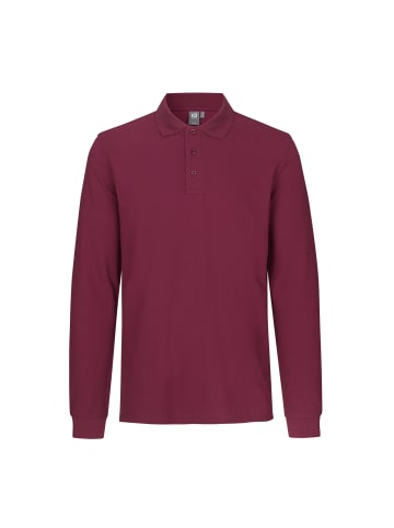 IDENTITY Polo Shirt stretch in Bordeaux