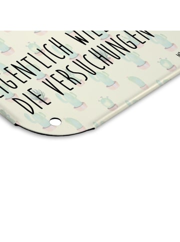 Mr. & Mrs. Panda Wandbild Alpaka Fahne mit Spruch in Kaktus Grün