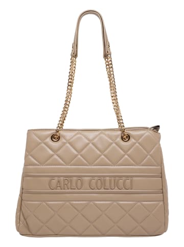 Carlo Colucci Shopper Falzin in Taupe