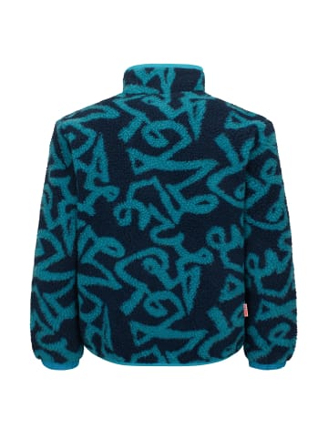 Trollkids Fleecejacke Lyngdal in dark turquoise/madeira blue