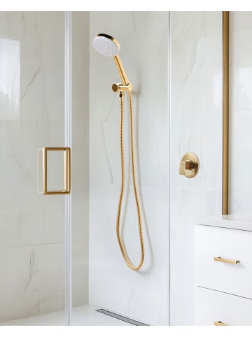 Beliani Wannenarmaturen AYPATE in Gold - (W) 10 x (H) 23 x (L) 6 cm