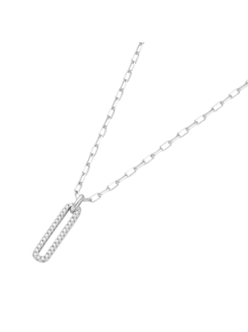 Giorgio Martello Milano Collier Mittelteil Oval Mit Zirkonia in Silber