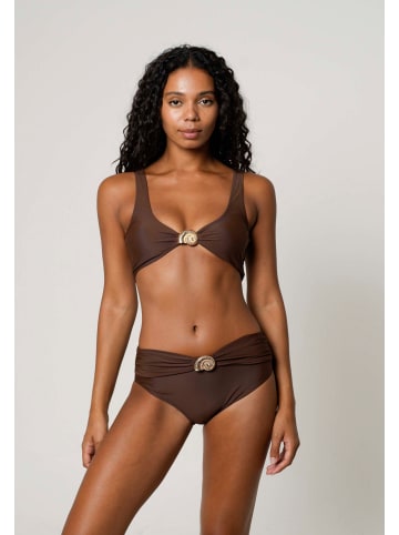 Moda Minx Bikinihose Nautilius Shell in brown