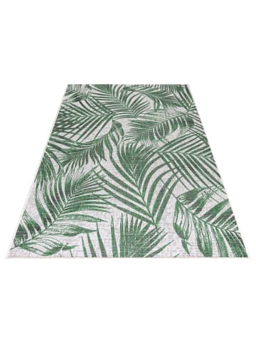 KADIMA DESIGN Teppich Outdoor Flachgewebe Palmen-Dessin Polypropylen Terrasse