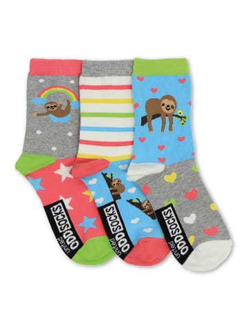 United Oddsocks Socken 3er Pack in Sloth