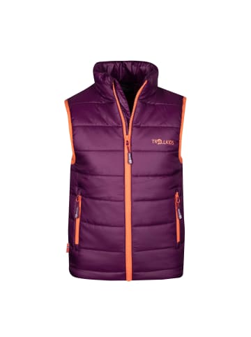 Trollkids Funktionsweste Trondheim in mulberry