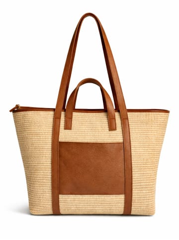 collezione alessandro Schultertasche " Naturals " in braun