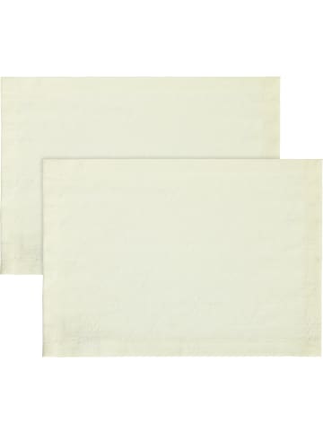 REDBEST Jacquard, Baumwollmischung Tischset 2er-Pack Snowflake in natur