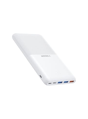 Veger Power Bank S22 - 20 000mAh LCD Quick Charge PD 20W Micro-USB in Weiß