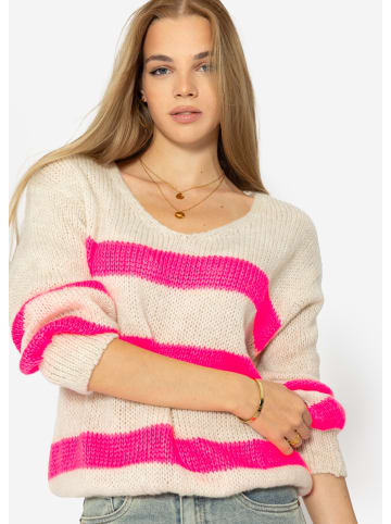 SASSYCLASSY Oversize Pullover in Hellbeige
