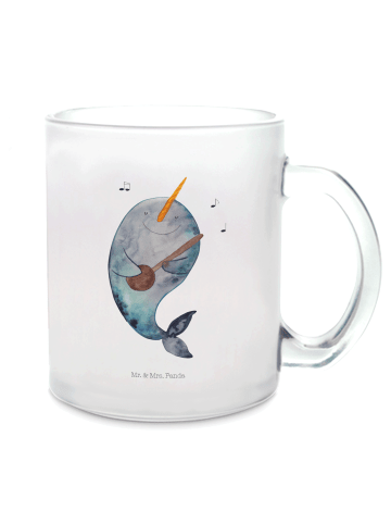 Mr. & Mrs. Panda Teetasse Narwal Gitarre ohne Spruch in Transparent