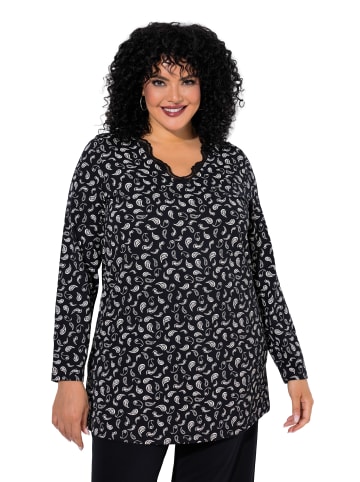 Ulla Popken Longshirt in schwarz