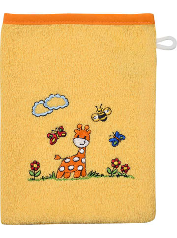 Wörner Frottier Kinder-Waschhandschuh in gelb