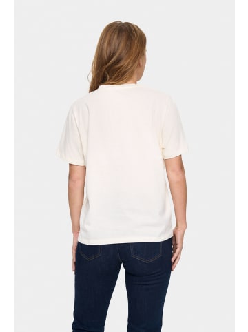 SAINT TROPEZ T-shirt JettySZ Gerade Passform in Ice