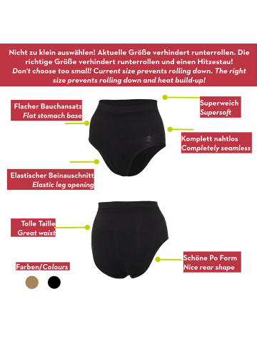 MISS PERFECT Shapewear Hüftslip in Schwarz