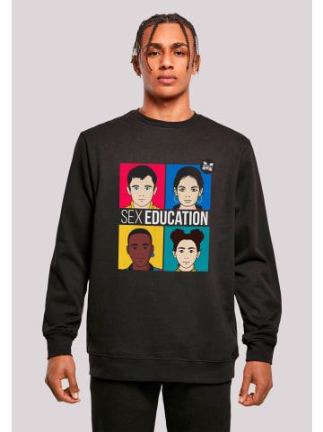 F4NT4STIC Sweatshirt Sex Education Teen Illustrated Netflix TV Series in schwarz