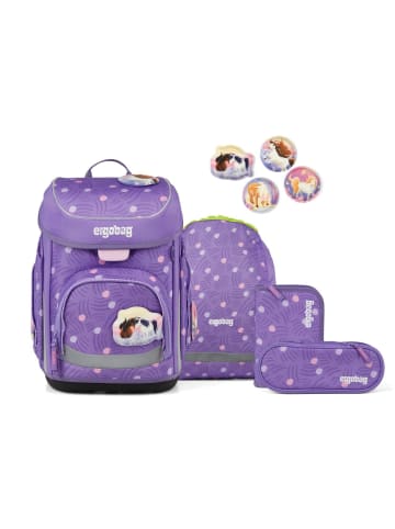 Ergobag Cubo Schulranzen Set 5-tlg. PonyBäradies in lila