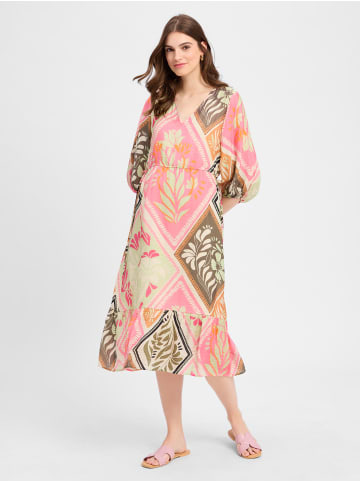 comma Kleid in rosa mehrfarbig - 0001