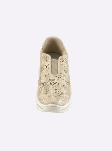 Heine Slipper in taupe-metallic