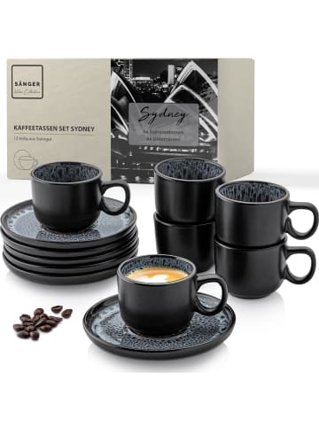 Sänger Espressotassen Set Sydney - 12 teilig aus Steingut