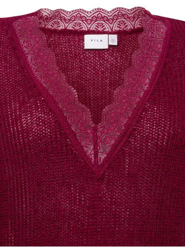 Vila Pullover VIGlacine in bordeaux - 0001