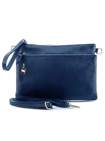 Florence Florence Umhängetasche, Handgelenktasche blau ca. 23cm