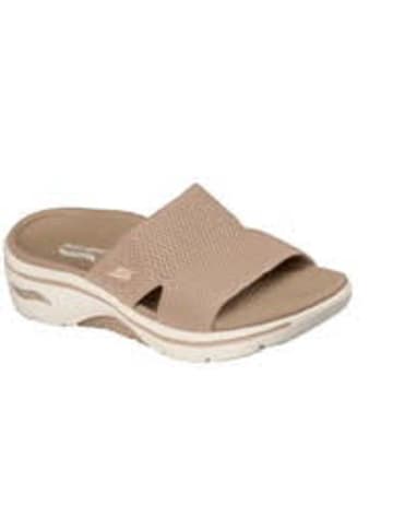 Skechers Damen Pantoletten GO WALK ARCH FIT 2.0 SAND - DAKOTA in braun