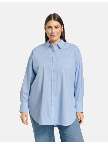 SAMOON Bluse Langarm in Airy Blue