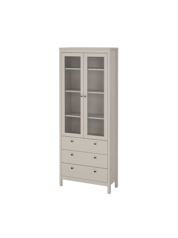 ebuy24 Vitrinenschrank Madrid Kaschmir 78 x 33 cm