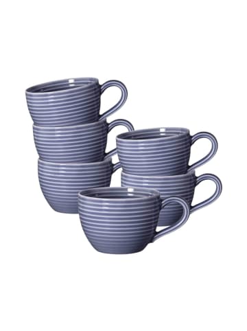 Seltmann Weiden 6er Set Espressotassen Beat Color Glaze in 0,11 l in Fliederblau