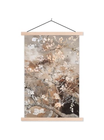 MuchoWow Lehrtafel / Wandbehang Braun
