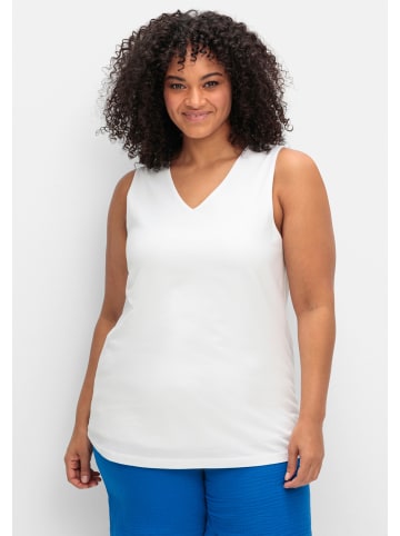 sheego Tanktop in weiß