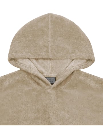 normani Kinder langarm Poncho Pichilemu in Beige
