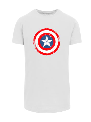 F4NT4STIC T-Shirt Marvel Captain America Civil War Schild in weiß