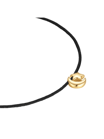 Glanzstücke München Armband Mond/Stern aus Sterling Silber in gelbgold