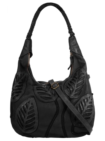 Samantha Look Shopper echt Leder in schwarz