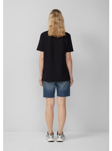 QS T-Shirt in 99D0_schwarz