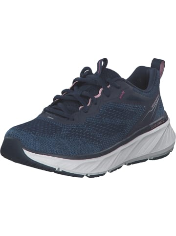 Skechers Schnürschuhe in NAVY KNIT / PINK TRIM