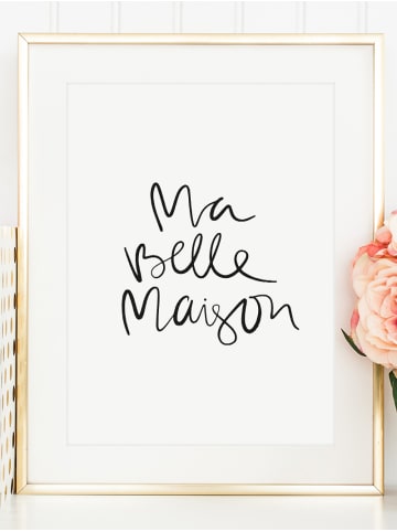 Tales by Jen Poster / Kunstdruck "Ma Belle Maison" I Ohne Rahmen