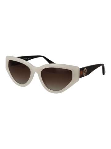 comma Frauen Sonnenbrille Katzenauge Weiß