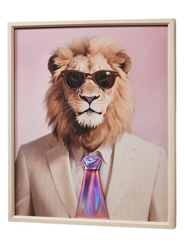 kobolo Wandobjekt LION3D in Rosa