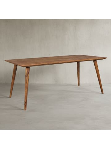 KADIMA DESIGN Esszimmertisch REPA 180 x 80 x 76 cm rustikal Massiv-Holz,